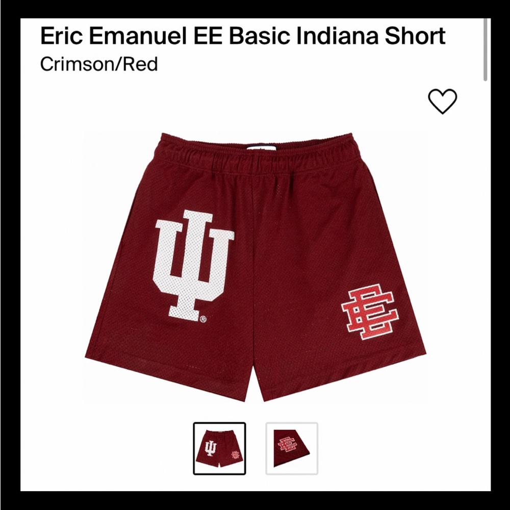 Eric Emanuel Indiana University basic shorts